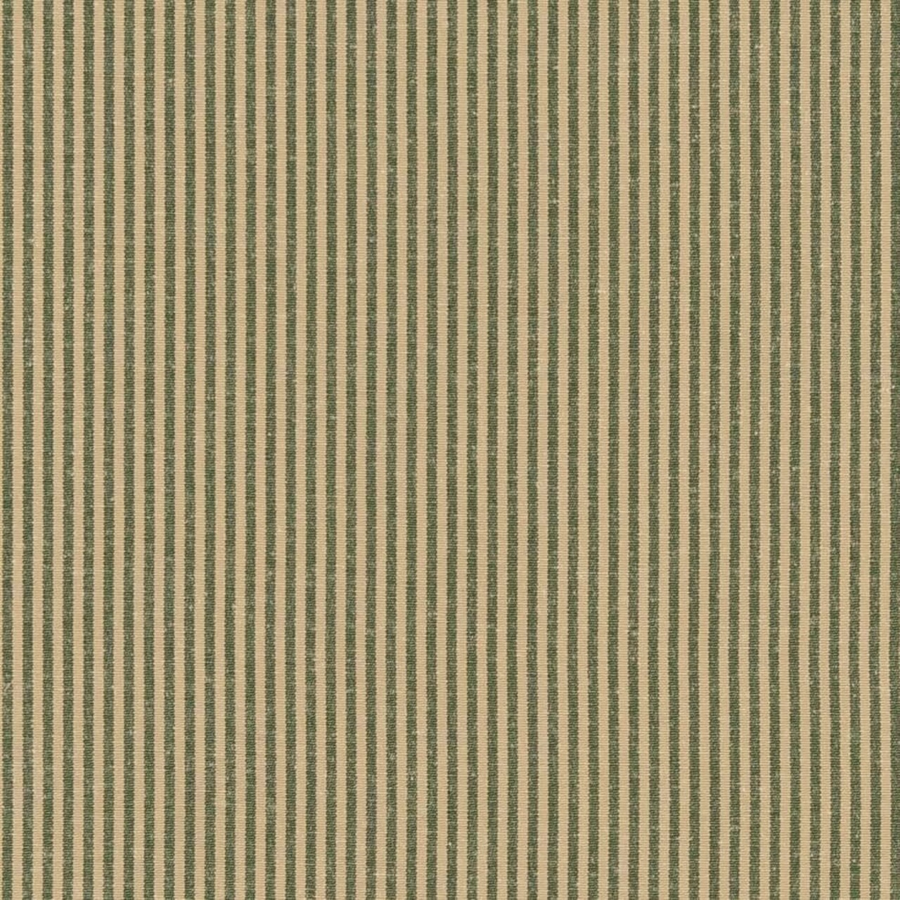 Green Small Scale Stripe Woven Pattern Upholstery Fabric by The Yard - SKU: Mckinley Pine